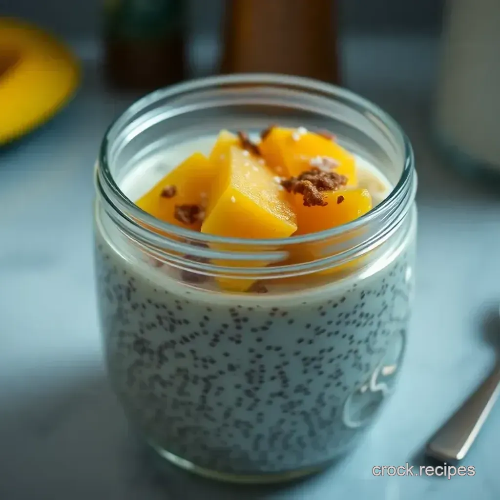 Easy Tropical Coconut Chia Pudding: Vegan, Paleo & Portable